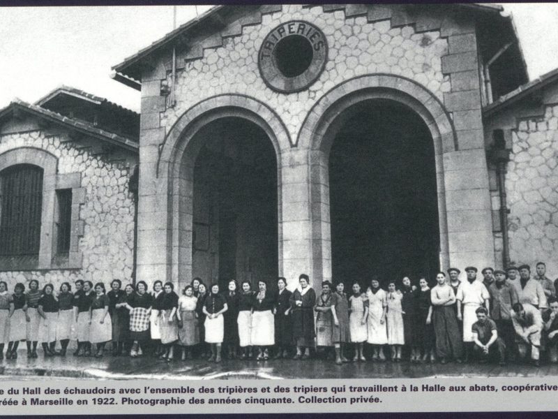 hall des échaudoirs LA HALLE AUX ABATS 1922